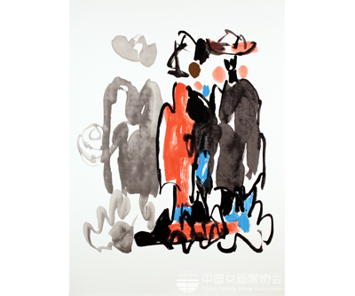 姑娘的节日 姑娘的节日-100X78CM2012年丝网版画