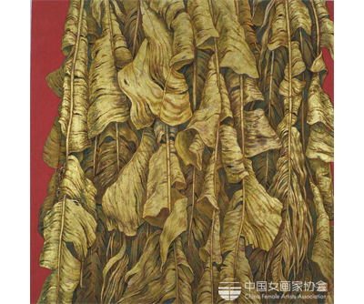 蒋采苹画作照片新芭蕉 80&times;80 1998年